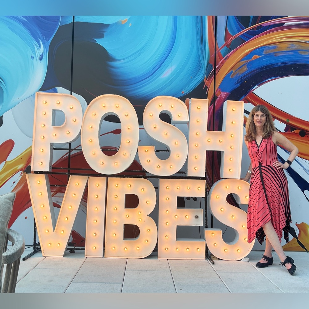 Posh in NYC!  Fun times!